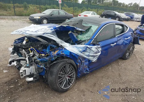 2019 Genesis G70 2.0T Advanced from USA, damaged, VIN KMTG34LA4KU025725